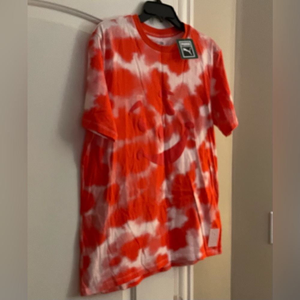 Brand new “Puma “t-shirt for men.Size-M,color orange.❤️👕 - Picture 4 of 9